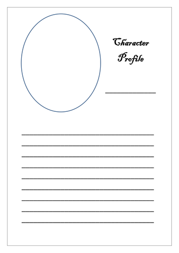 Character Profile Template