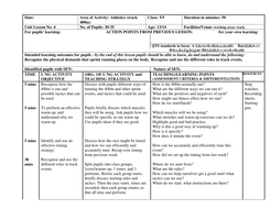 Athletics Lesson Plans (Track and Field) | Teaching Resources