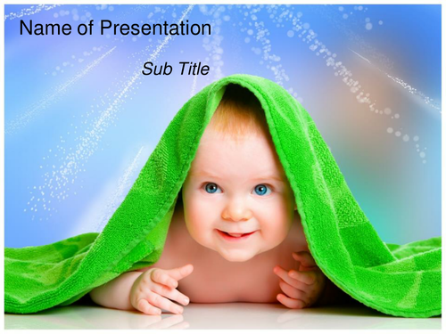 Free Powerpoint Templates Baby Theme
