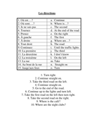 french directions worksheet pdf