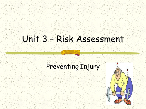 Risk Assessment In Pe Gcse Teaching Resources