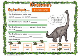 dinosaurs ks1 worksheets teaching resources
