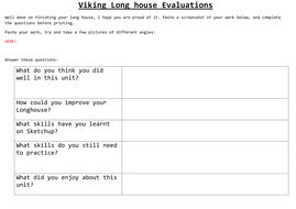 Viking Longhouses - Google Sketchup Intro Unit - MODELS INCLUDED ...