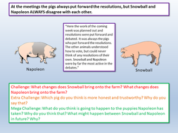 Animal Farm Chapter 3 by Lead_Practitioner | Teaching Resources