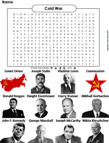 Cold War Word Search