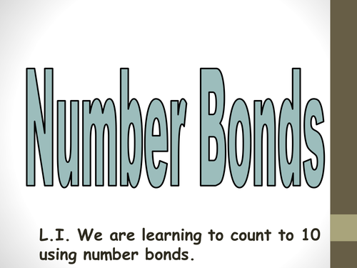 Year 1 - Number Bonds to 10