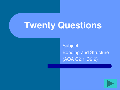 FUN and engaging revision resources GCSE Science/chemistry ADD work Structure and Bonding