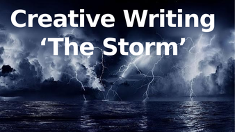 creative writing description storm