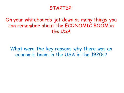 The rich and poor in 1920s USA