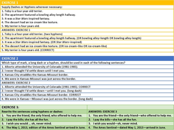 HYPHEN AND DASH: WORKSHEETS WITH ANSWERS | Teaching Resources