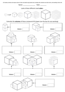 Year 6: Volume of Cubes and Cuboids (Day 1) | Teaching Resources