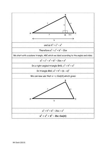 Sine/Cosine Rule mixed lesson | Teaching Resources