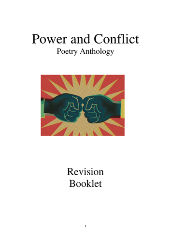 Power and Conflict revision booklet | Teaching Resources