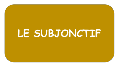 GCSE French how to use the subjunctive | Teaching Resources