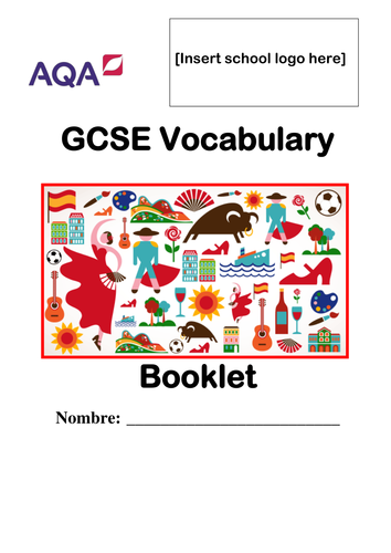 NEW SPEC GCSE Vocabulary Booklet / List Spanish AQA | Teaching Resources