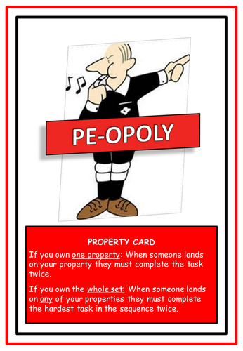 Fitness Monopoly - Monopoly game all based upon practical fitness ...