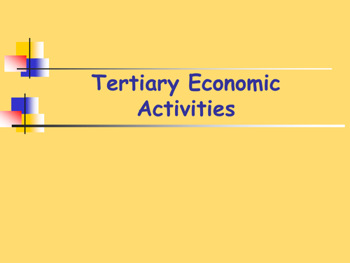 Tertiary Economic Activities