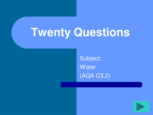 Fun and engaging revision for CHEMISTRY C3 AQA  - Periodic table C3.1 and water C3.3