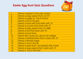 Easter 2018 Easter Egg Hunt Quiz - roblox highschool 2 egg hunt quiz