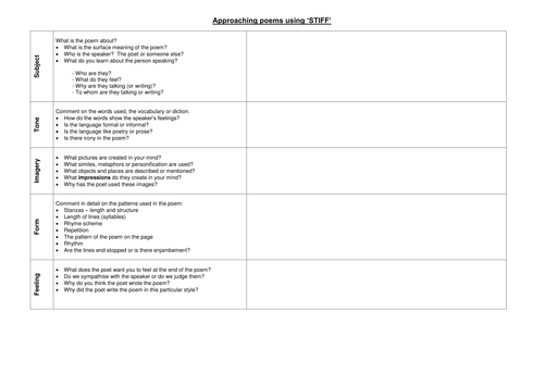 A Song - OCR Love and Relationships