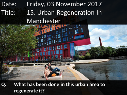15. Urban Regeneration In Manchester