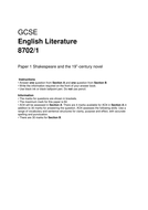 Aqa english literature past papers 2019 picture