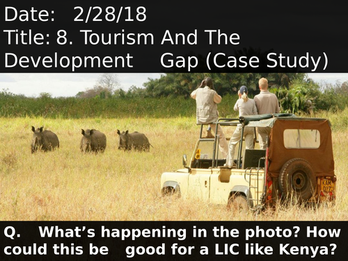 8. Tourism And The Development Gap Case Study