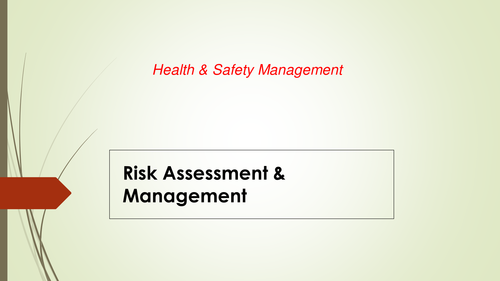 Risk Assessment & Management