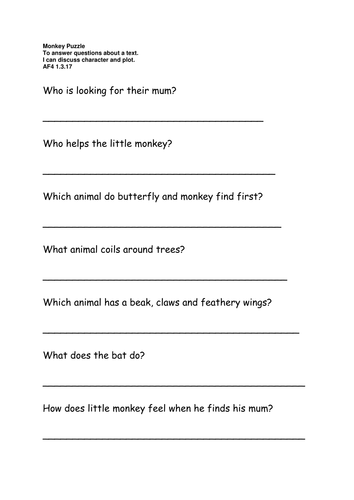Guided Reading Comprehension sheets | Teaching Resources