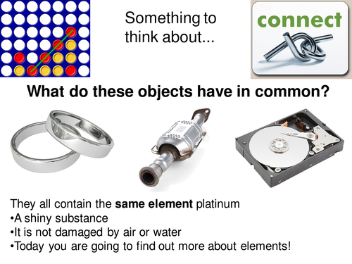 KS3 Lesson 1: Elements