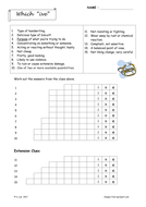 Suffix word work: 