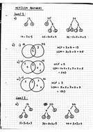 product of primes hcf and lcm venn diagram worksheet teaching resources