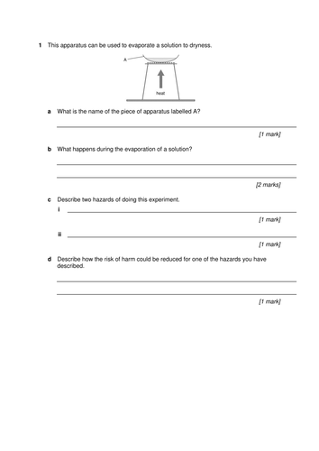 Evaporation - Cast Away Lesson