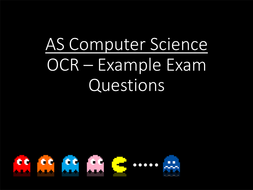 OCR - AS-LEVEL - Computer Science - Exam Questions | Teaching Resources