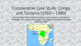 independent africa comparative case study the congo and tanzania