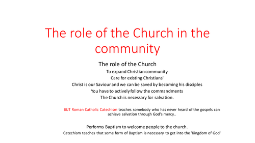 the-role-of-the-church-in-the-community-teaching-resources