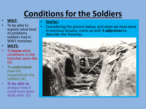 WWI: Diseases in the trenches