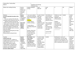 Traction Man (Year 2) - Units: writing a story and instructions (8 ...