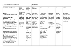 Traction Man (Year 2) - Units: writing a story and instructions (8 ...