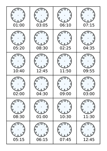 Can you draw the hands on the clock? | Teaching Resources