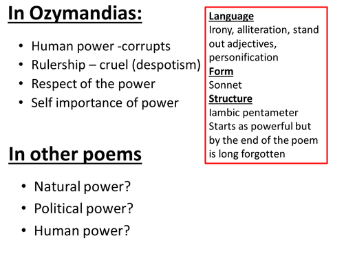 aqa-power-and-conflict-poetry-comparison-bundle-new-specification