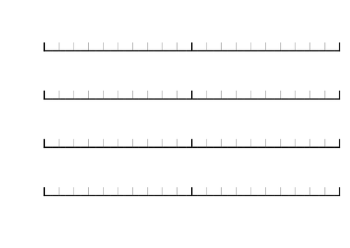 0 20 blank numberline teaching resources