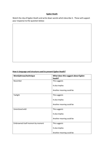 Language and Structure Question New GCSE 2017 Question 3 Non Fiction ...