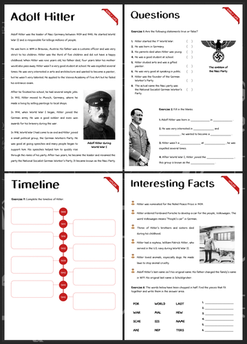 Adolf Hitler | Teaching Resources