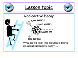 Radioactive decay homework picture
