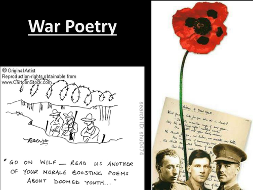World War 1 (WWI) Poetry - Wilfred Owen | Teaching Resources