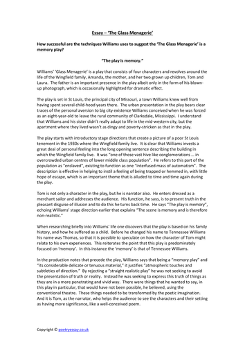the glass essay pdf