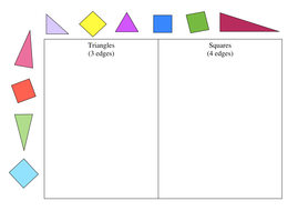 Sorting 2D Shapes | Teaching Resources
