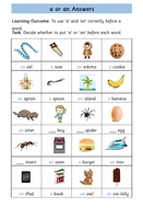 Definite and Indefinite Articles | Teaching Resources