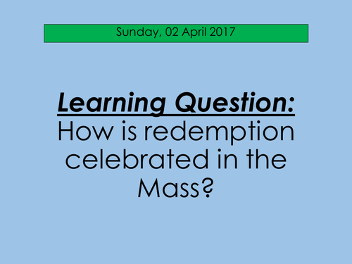 Redemption and the Mass